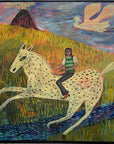 Mick Jagger riding wild horses