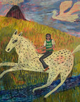 Mick Jagger riding wild horses